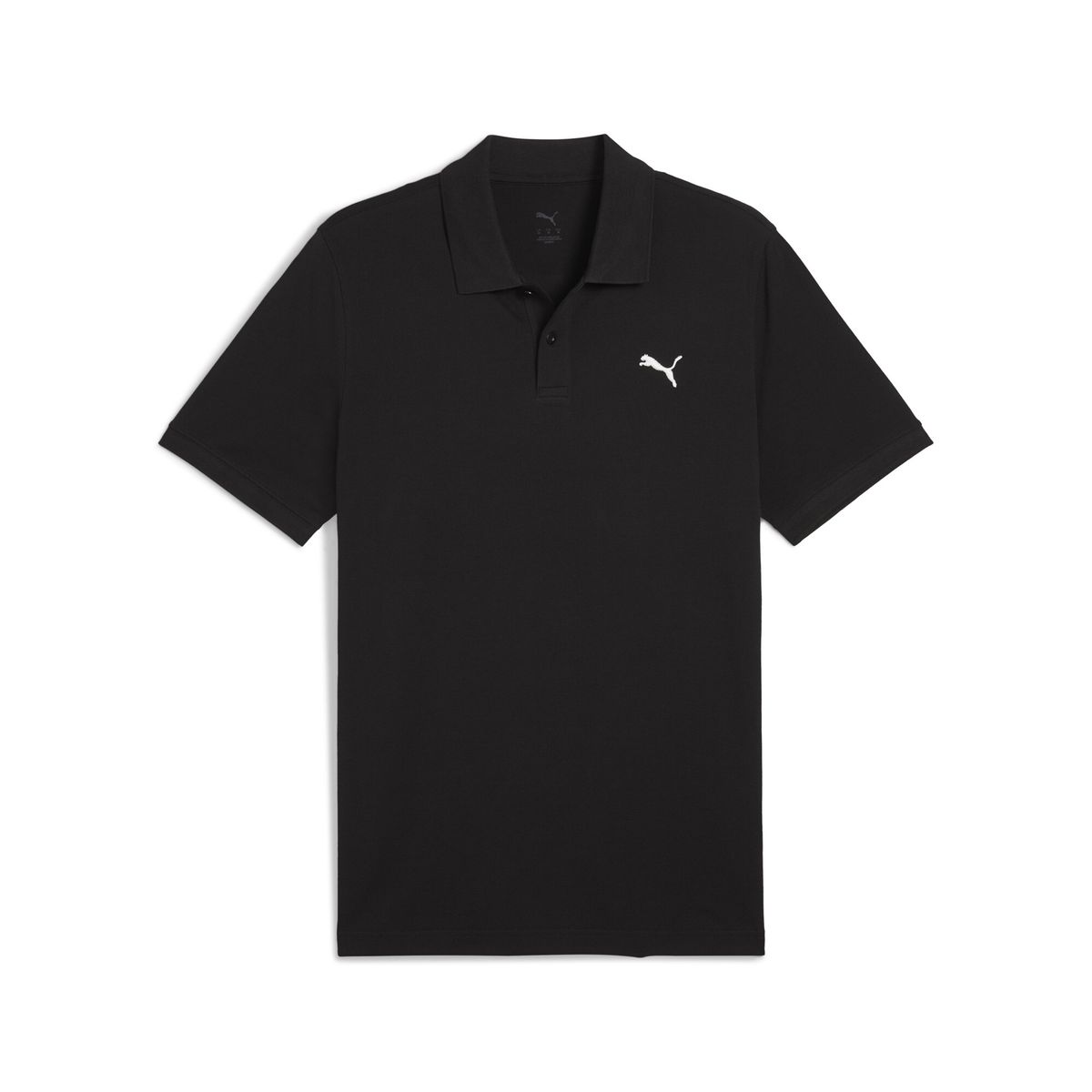 PUMA - Camisa Tipo Polo Puma Ess Small Logo Pique Negro Hombre