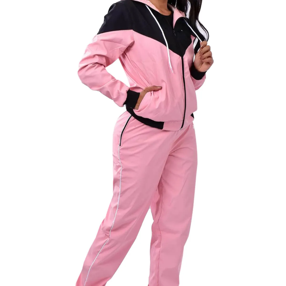 MODA EN CIRCUITO - Conjunto Deportivo o Sudadera para Mujer en Impermeable