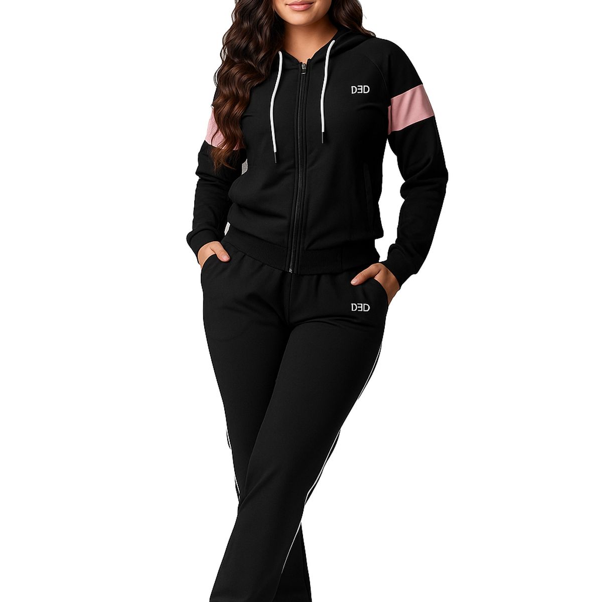 MODA EN CIRCUITO - Conjunto Deportivo o Sudadera para Mujer en Impermeable