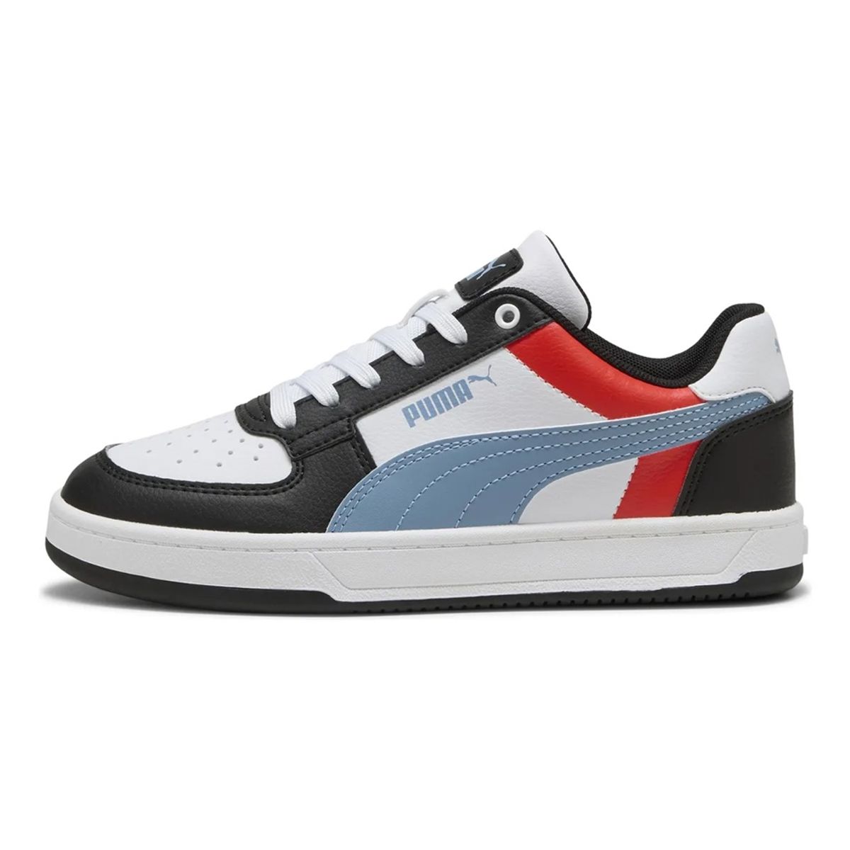 PUMA - Tenis Puma Junior Caven 2.0 Block 394461-17 Blanco Azul Rojo Casual