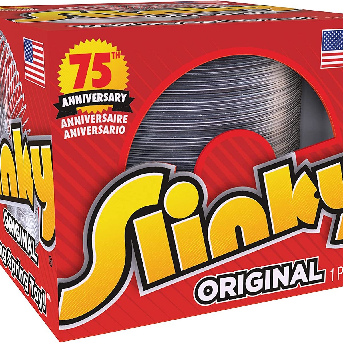 GENERICO - Resorte Juguete Para Niños Original Slinky Americano D Metal