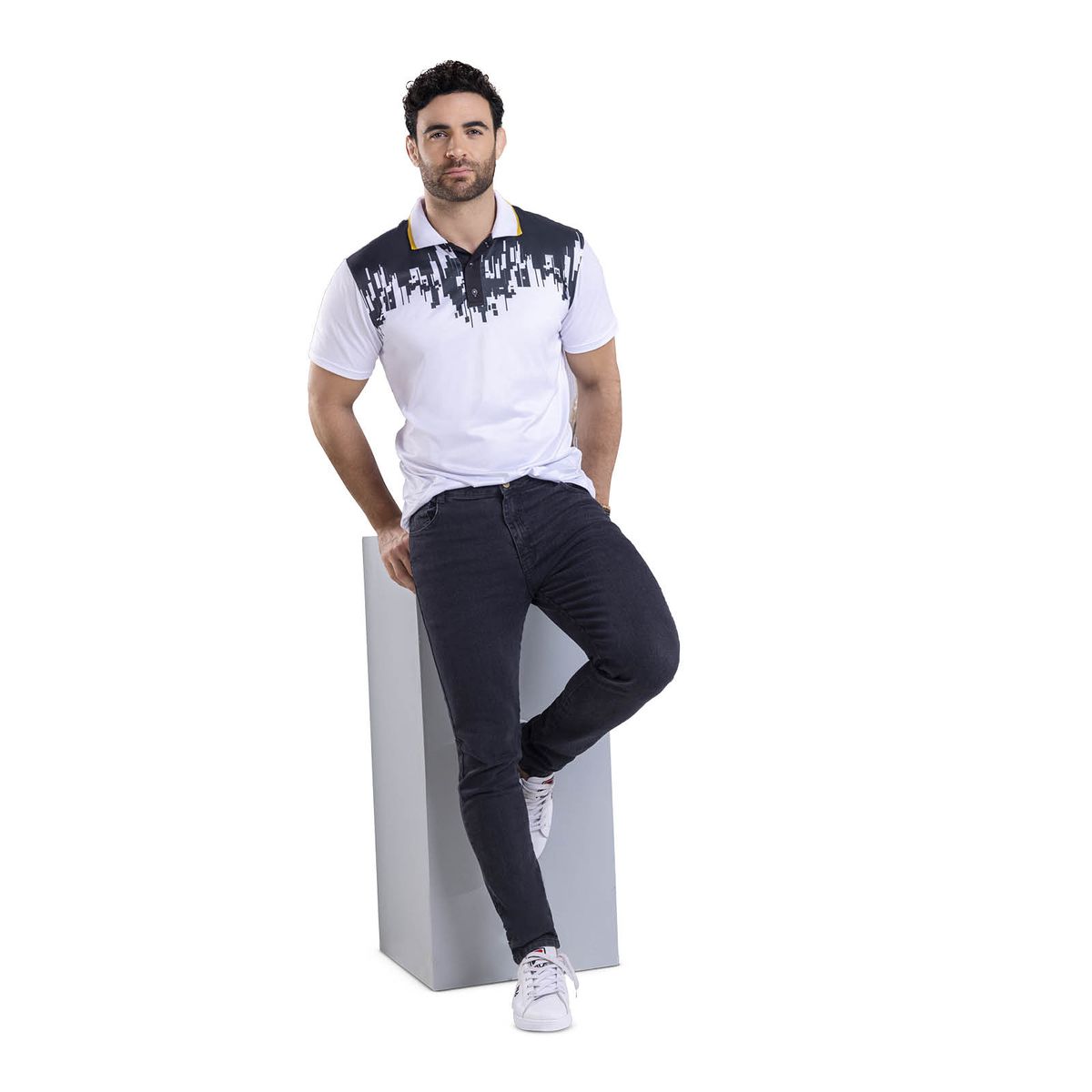 MARKETING PERSONAL - Camiseta Polo Hombre Blanco Mp 7778