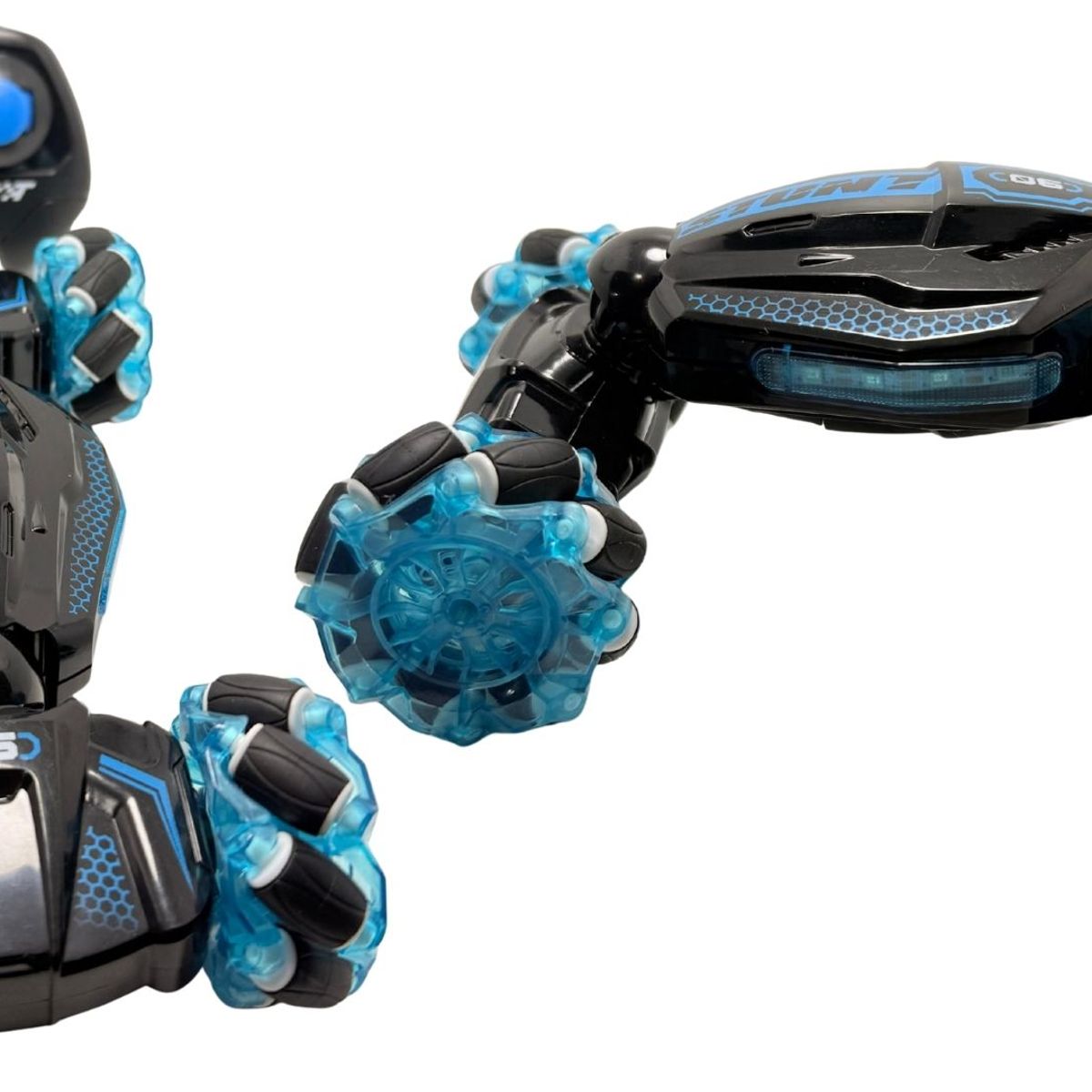 MAZUGI - Carro Loco Deportivo Pilas Incluidas Luces A Control Remoto Carro Loco Todo Terreno