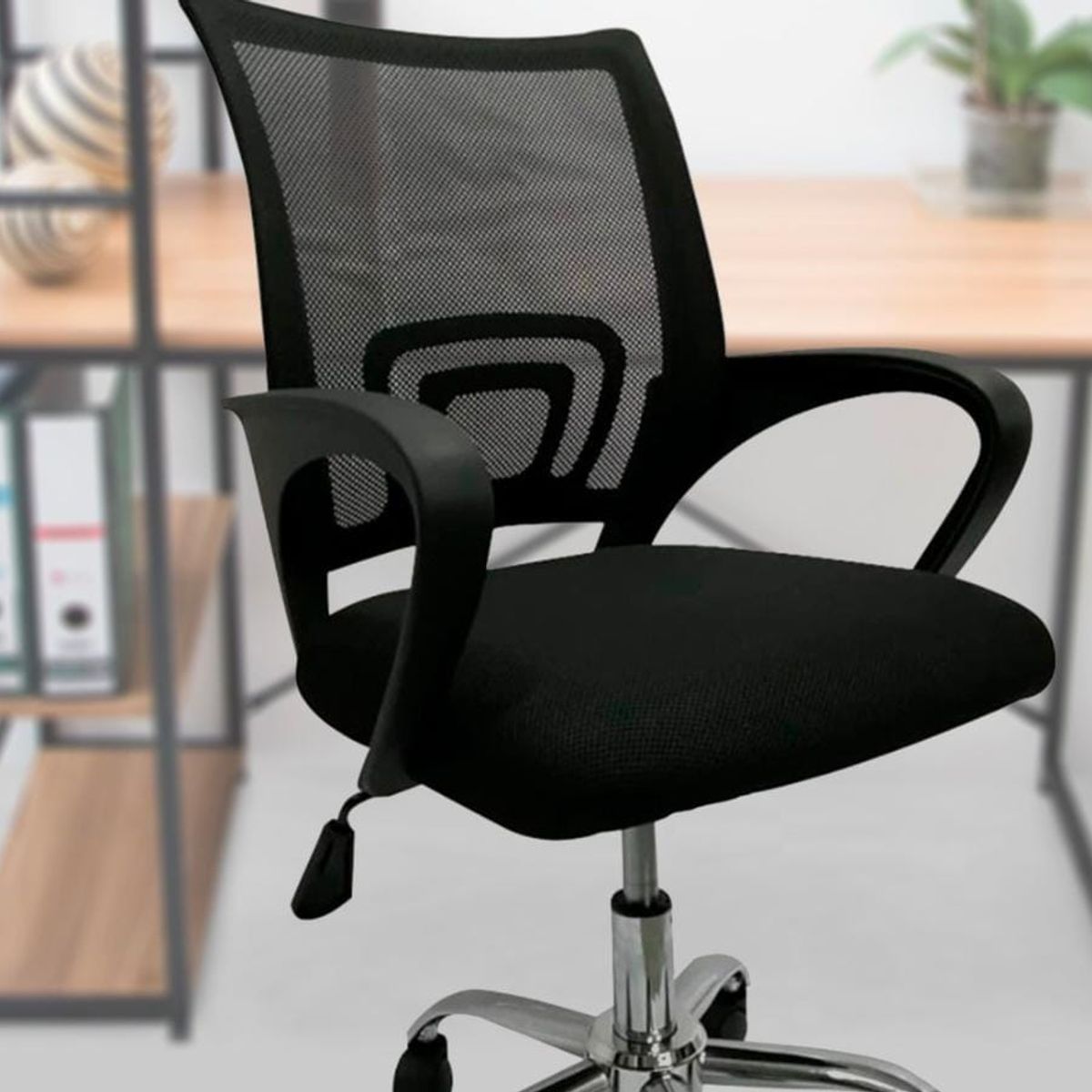 GENERICO - Silla Para Oficina Ergonómica Color Negro