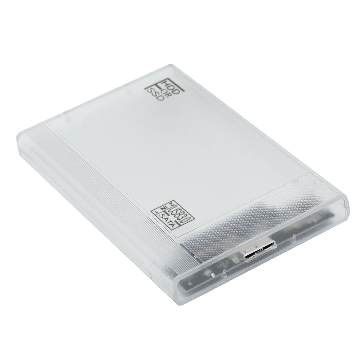 GENERICO - Caja Externa Transparente Disco Duro Y SSD 2.5'' USB 3.0 / 2.0