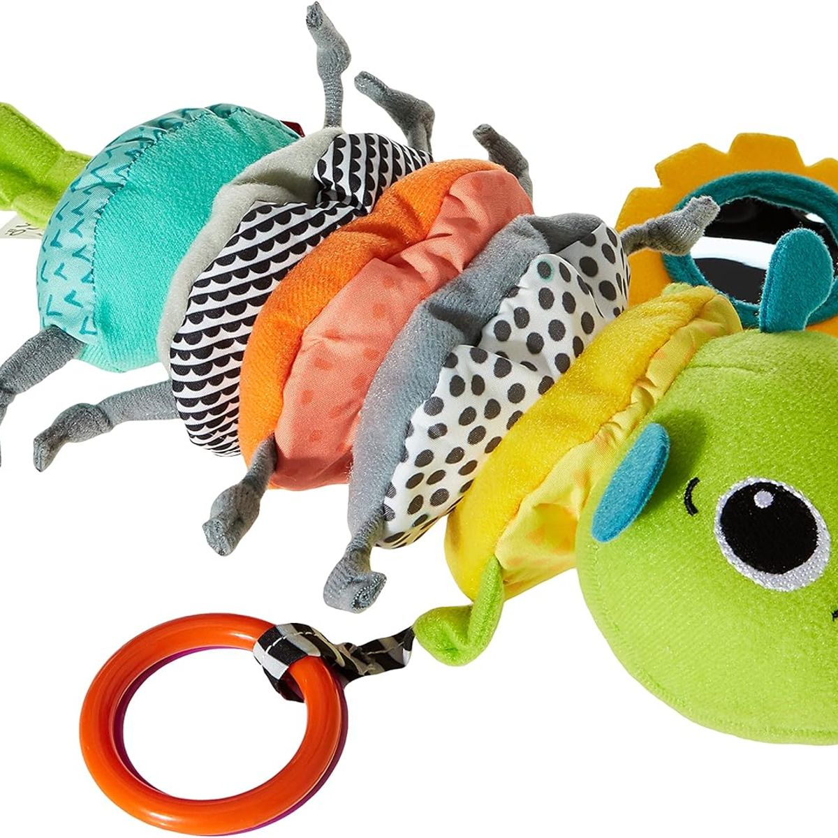 INFANTINO - Juguete Bebe Estimulación Temprana Oruga Texturas Colores