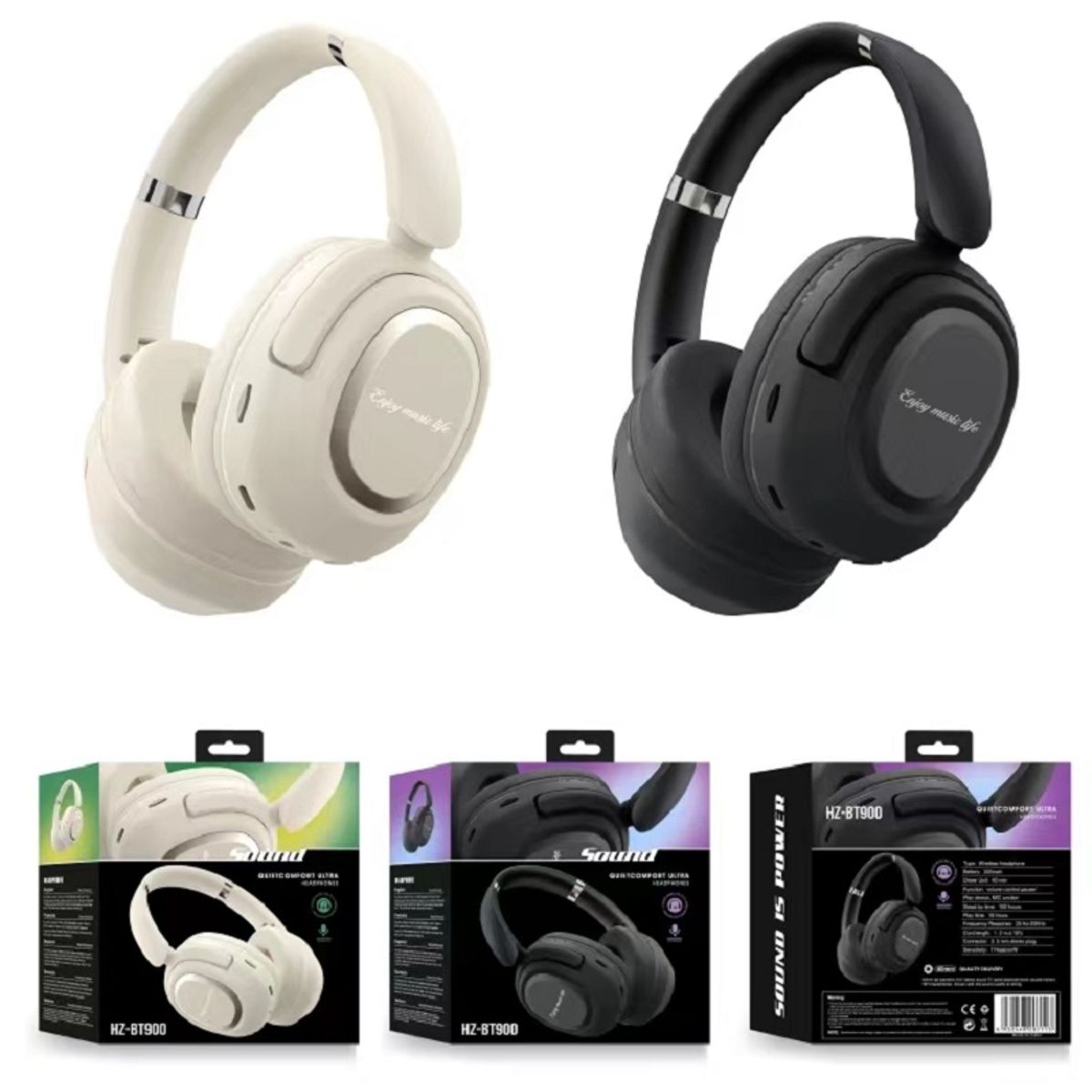 GENERICO - Audifonos Diadema Bluetooth Inalambrico Hz-bt900