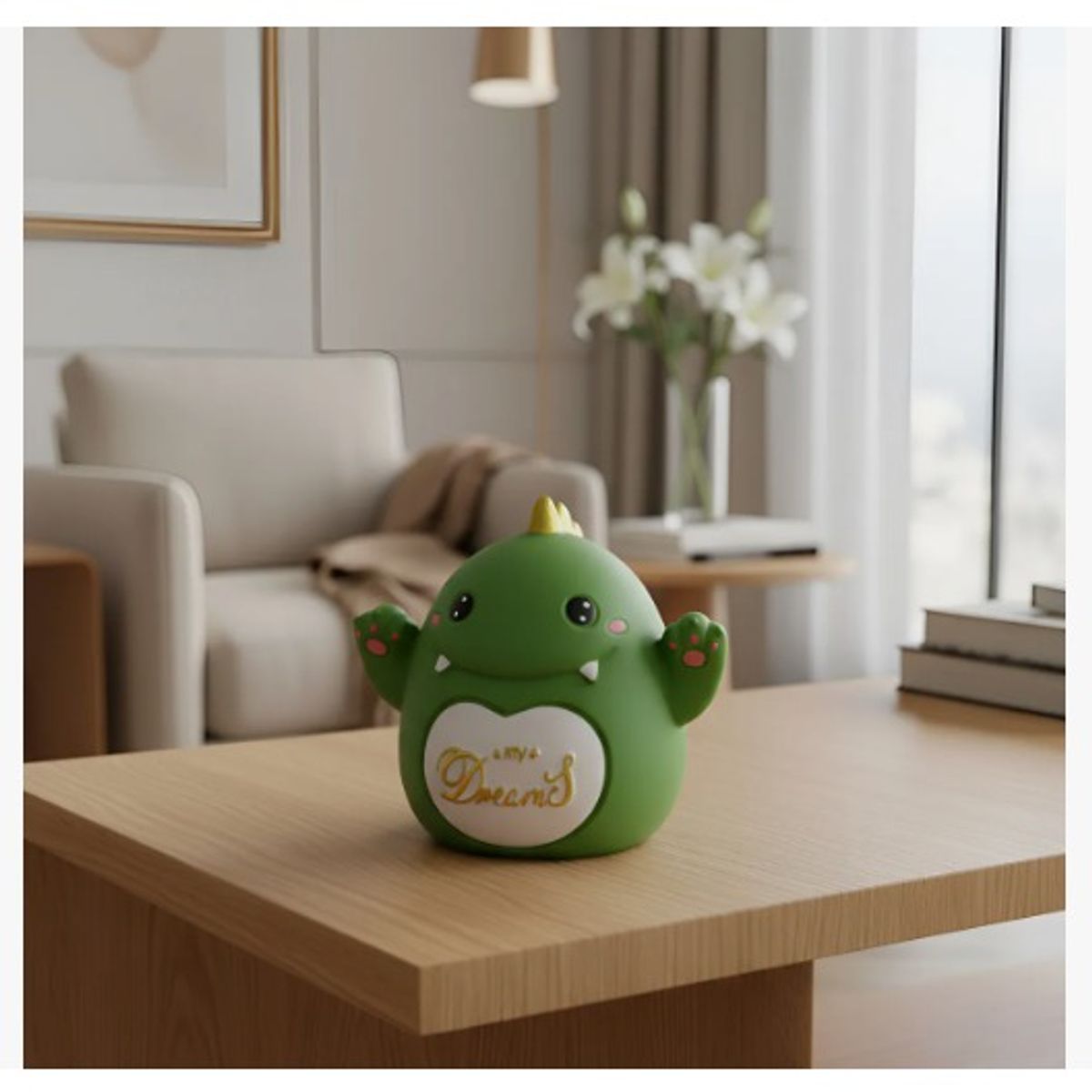 INFANTILES CAJUROMIX - Alcancía De Dinosaurio Infantil Pequeño Animado