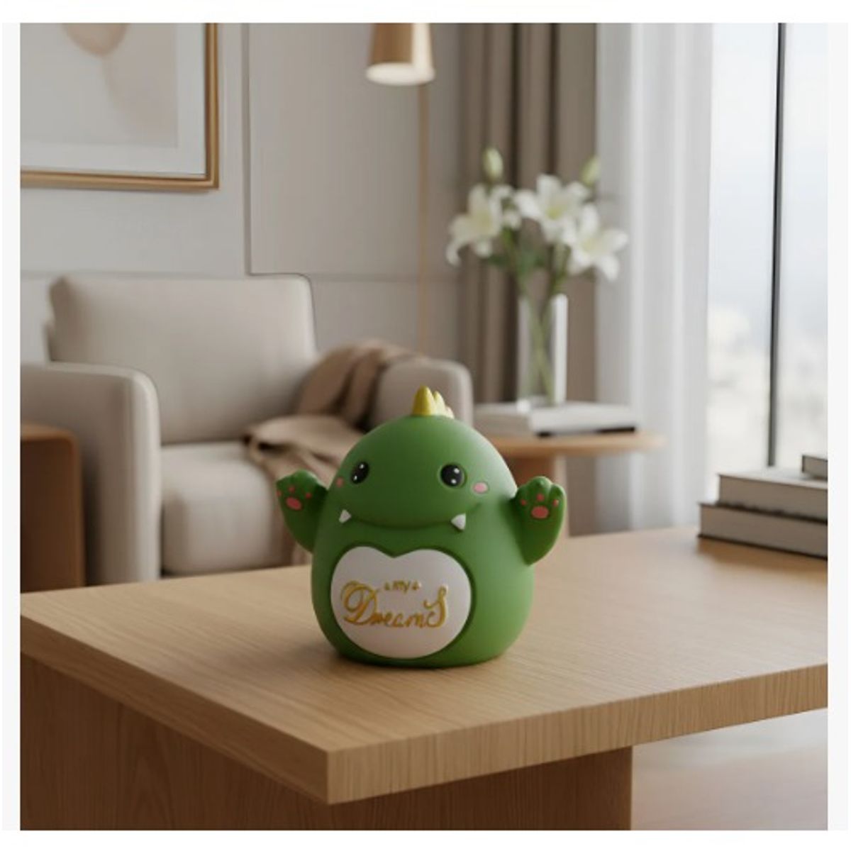 INFANTILES CAJUROMIX - Alcancía De Dinosaurio Infantil Pequeño Animado