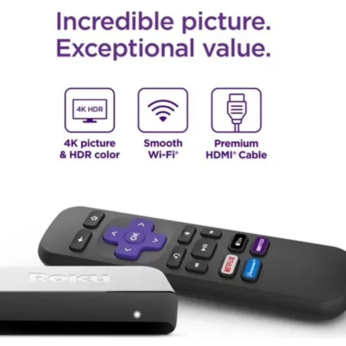 ROKU - Roku Premiere 4k - Dispositivo Streaming