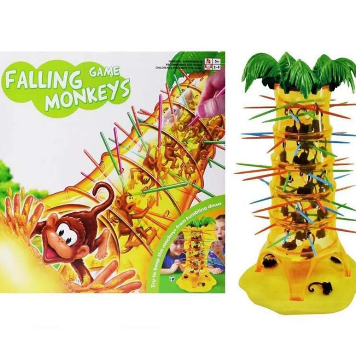 SWISSHOME - JUEGO DIVERTIDO PARA NIÑOS Y NIÑAS +4 AÑOS MONO LOCO