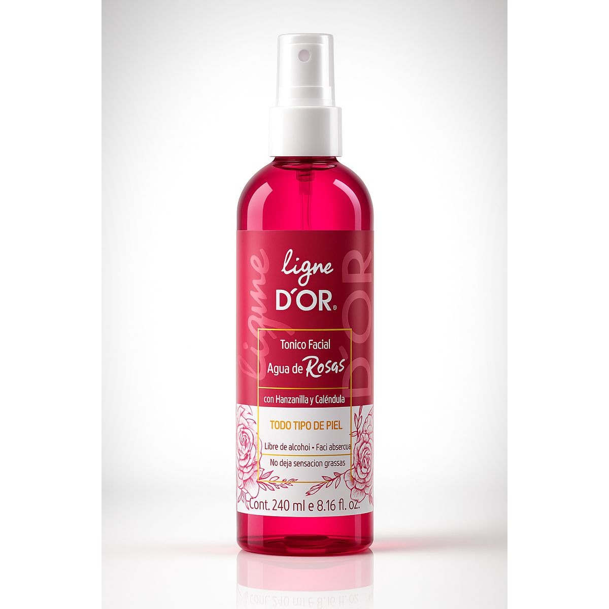 GENERICO - Tónico Facial con Agua de Rosas Ligne D´or