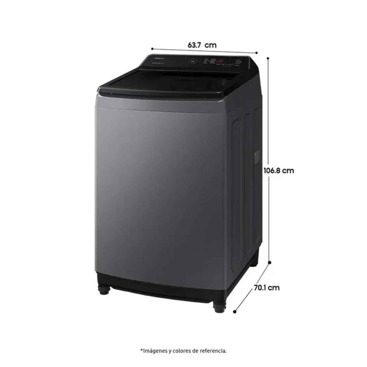 SAMSUNG - Lavadora SAMSUNG 17 kg WA17CG6441BDCO – Potencia, ahorro y cuidado superior