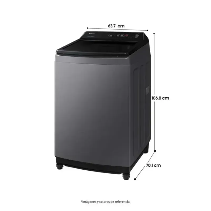 SAMSUNG - Lavadora SAMSUNG 17 kg WA17CG6441BDCO – Potencia, ahorro y cuidado superior