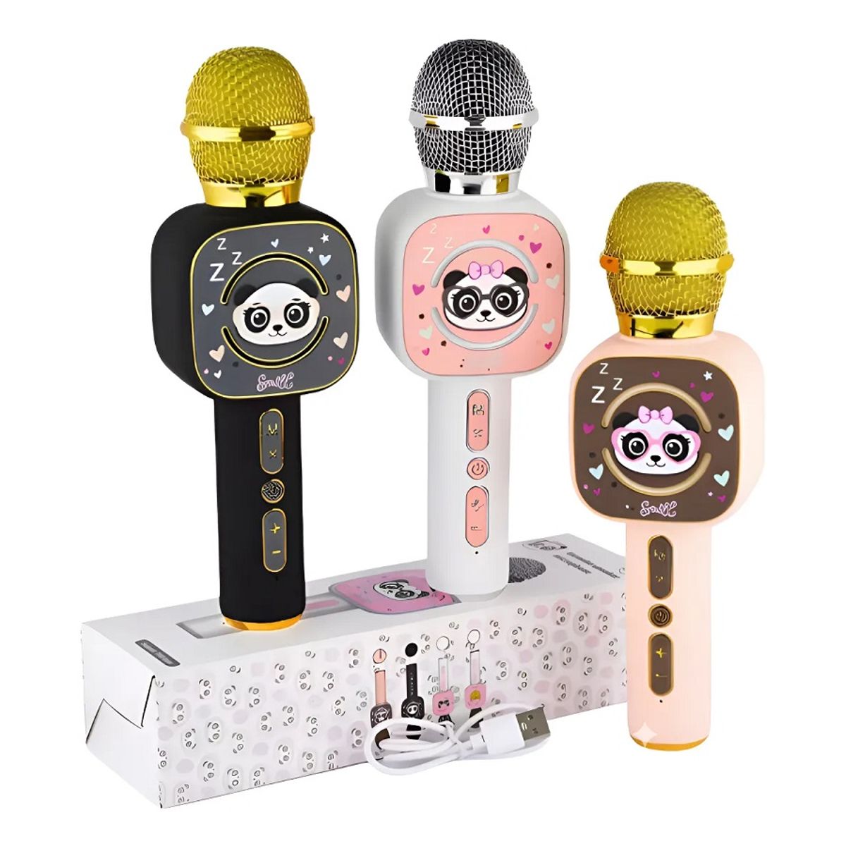 GENERICO - Micrófono Karaoke Inalámbrico PARA Niños Bluetooth Led Premium X7