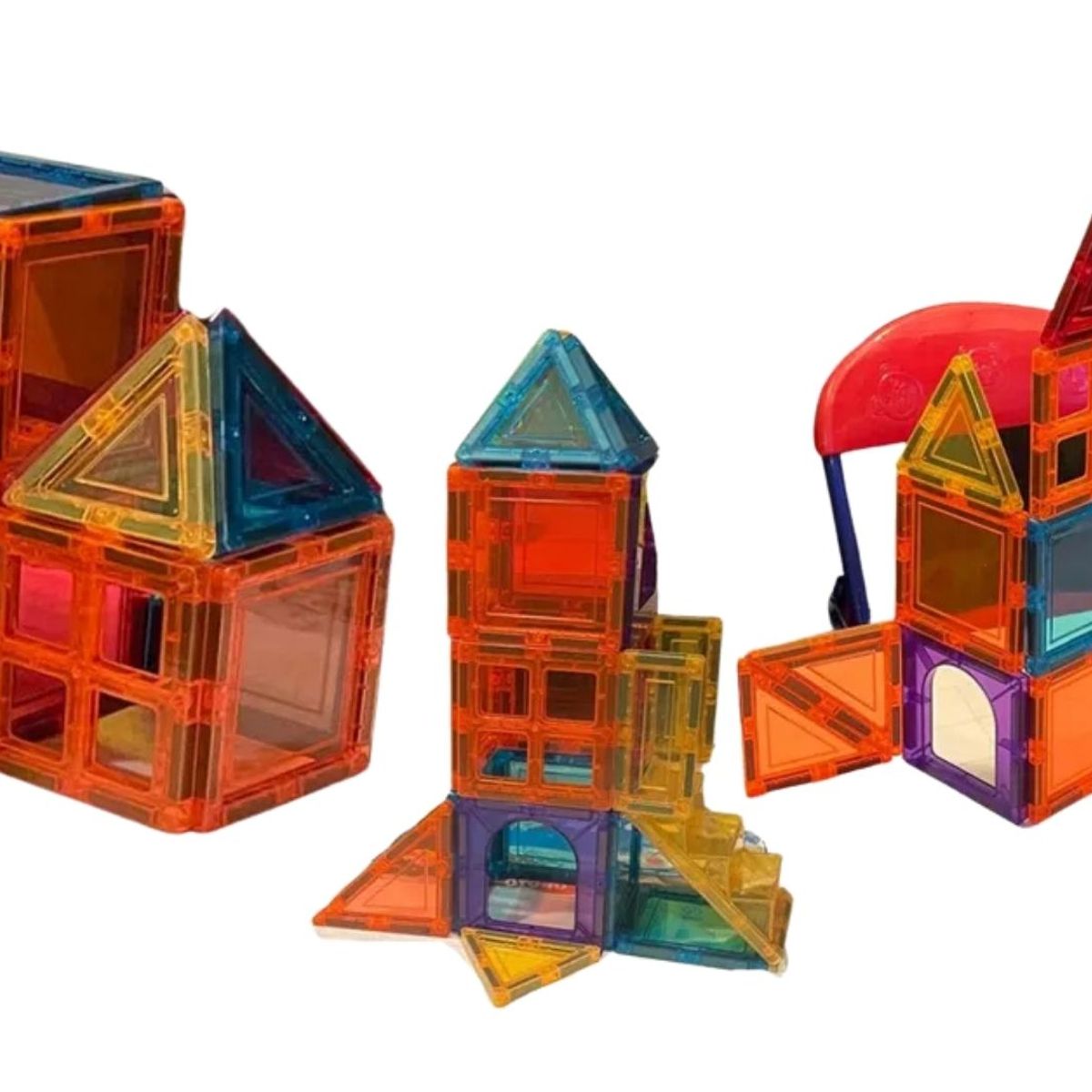 MAZUGI - Bloques Magnéticos Set Construcción Imanes Educativos 34 Pcs Imanes