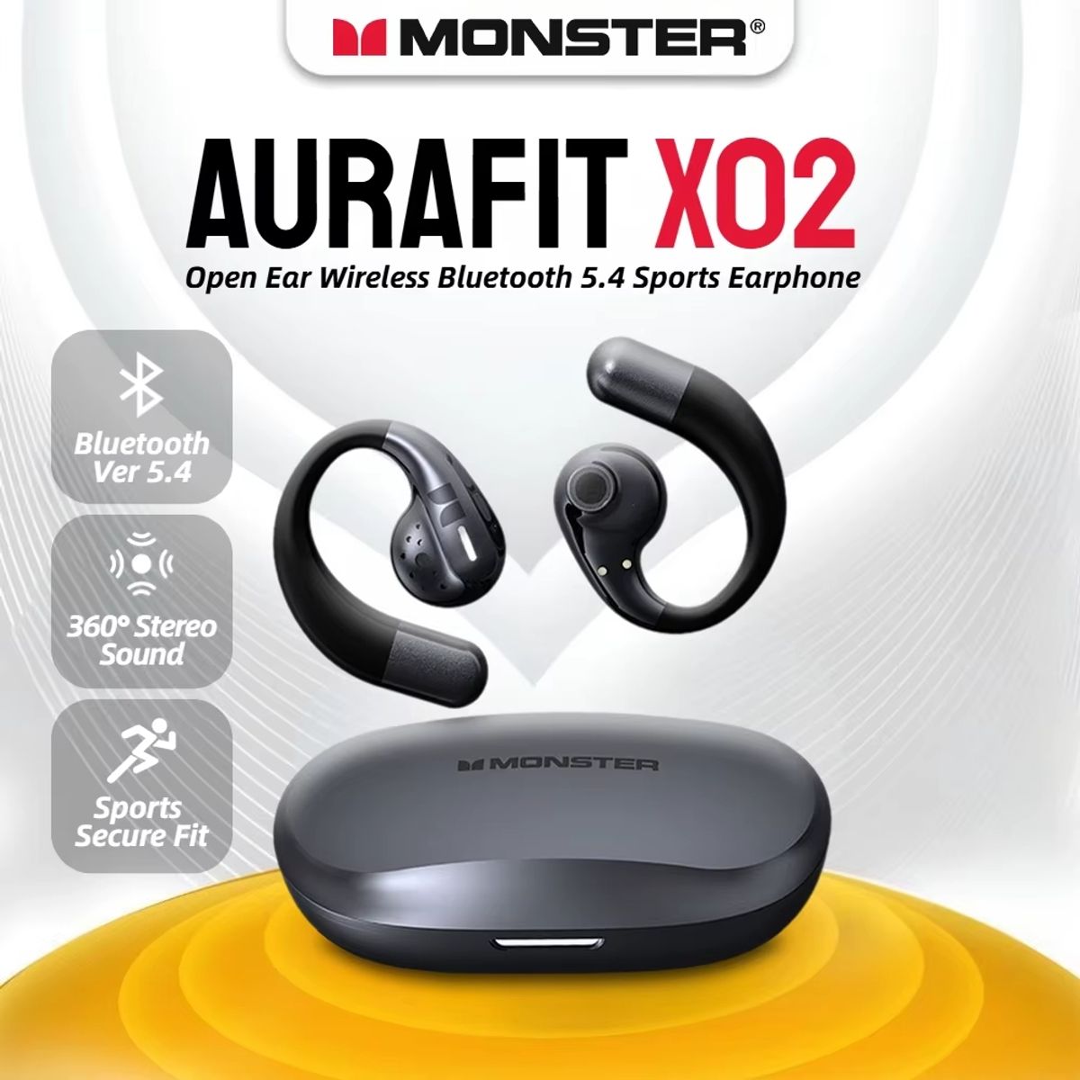 MONSTER - Audífonos Inalámbricos X02 monster bluetooth 5.3