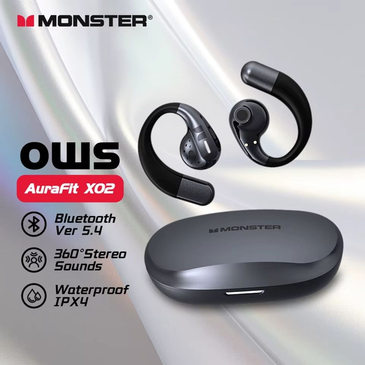 MONSTER - Audífonos Inalámbricos X02 monster bluetooth 5.3