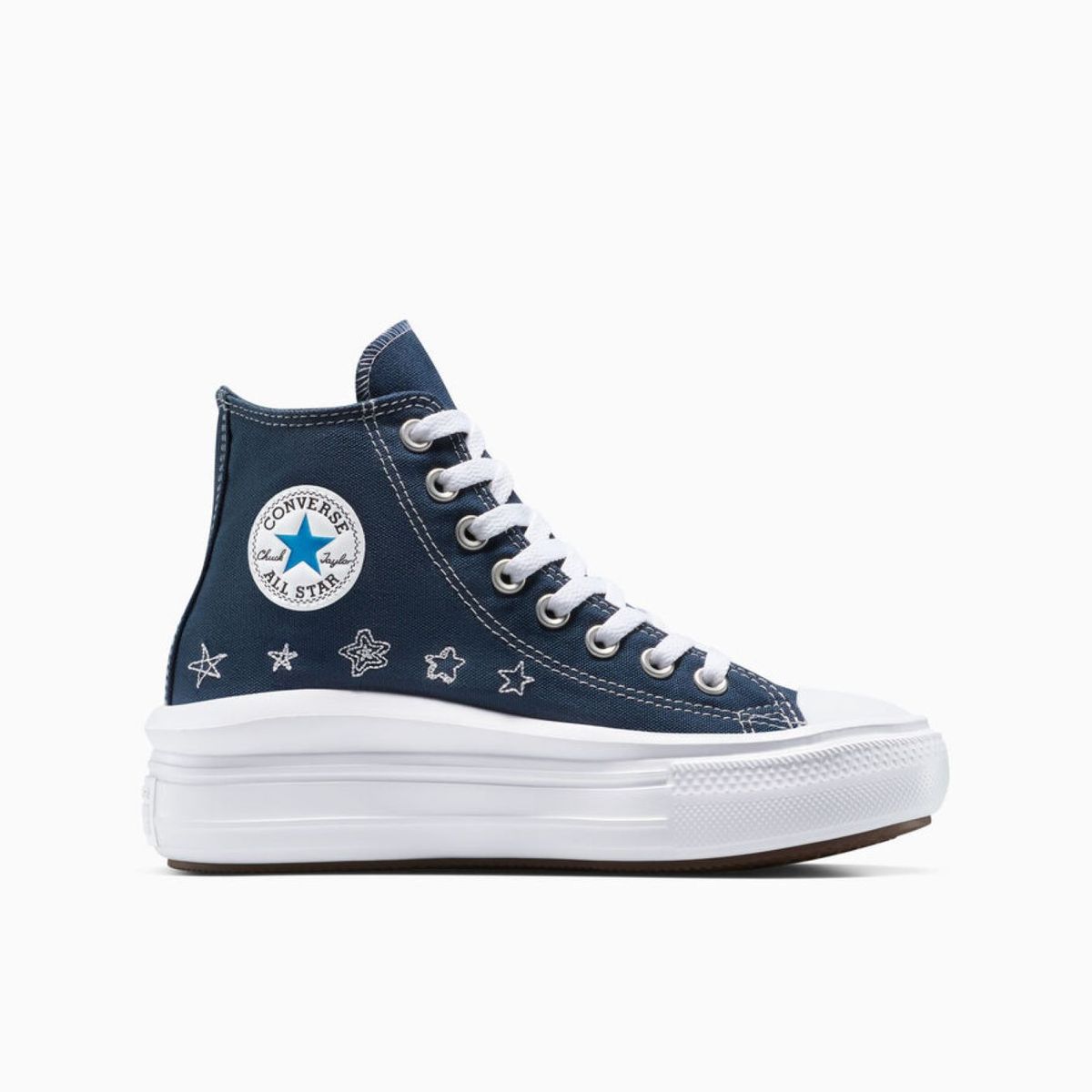 CONVERSE - Tenis Converse Azul Junior  Ctas Move Hi Navy A15571C