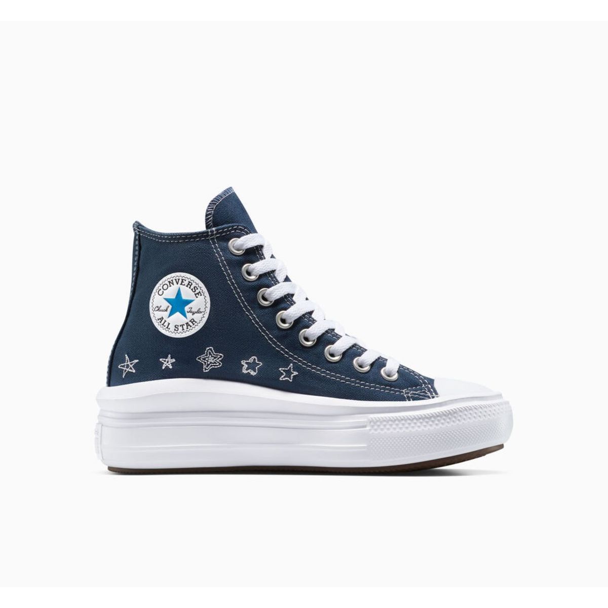 CONVERSE - Tenis Converse Azul Junior  Ctas Move Hi Navy A15571C