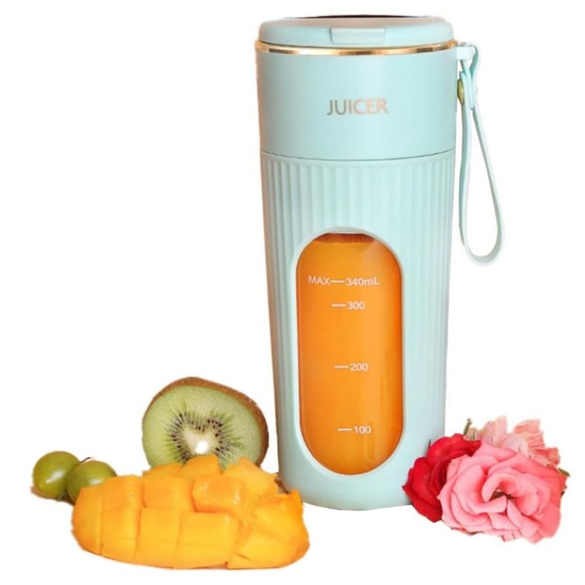 ZHOPI CO - Mini Licuadora Portátil Recargable USB Jugos Batidos