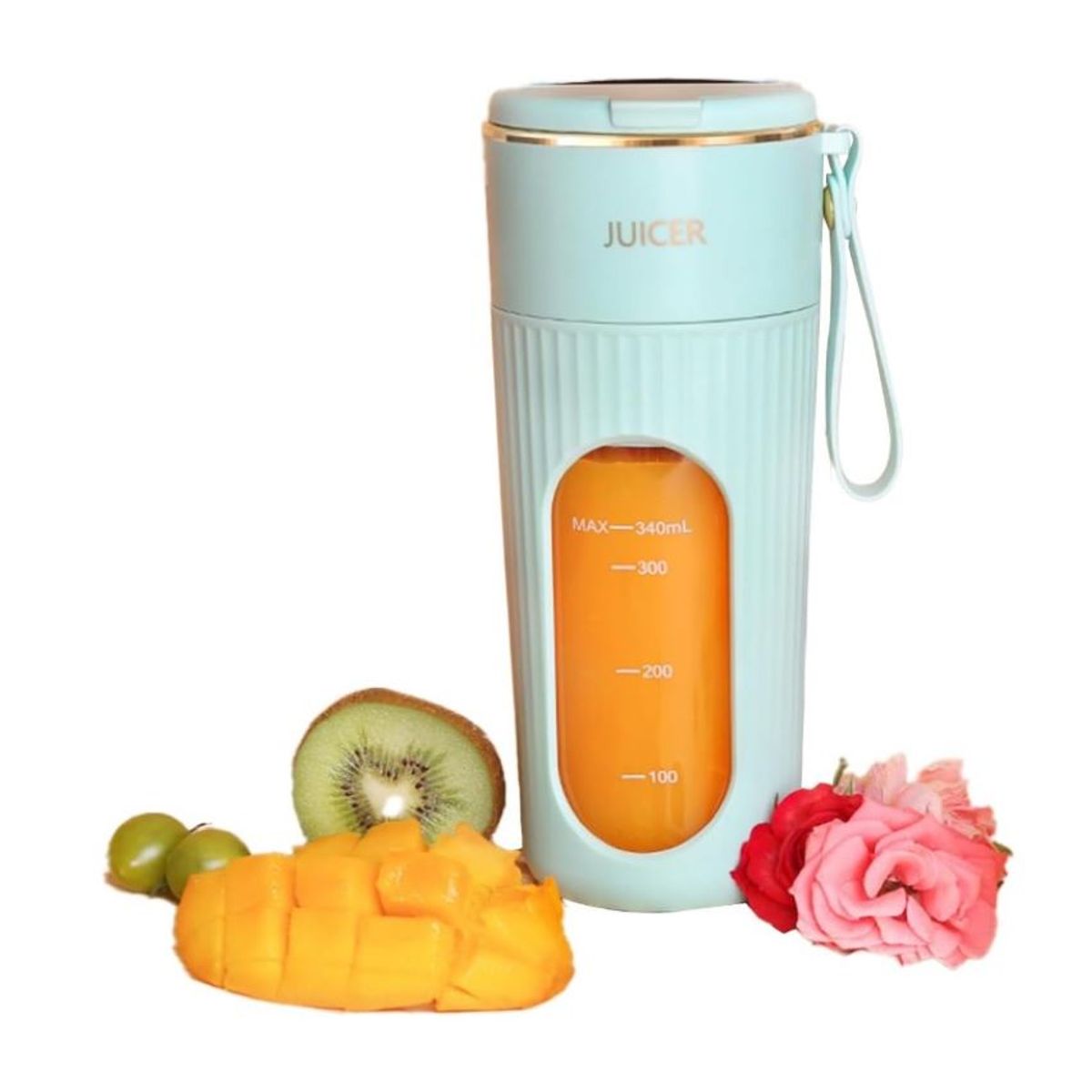 ZHOPI CO - Mini Licuadora Portátil Recargable USB Jugos Batidos