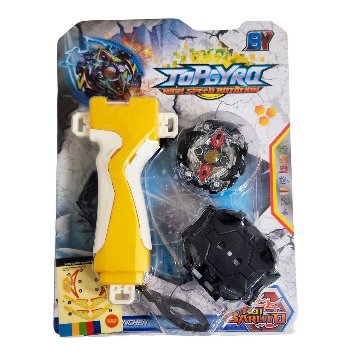 GENERICO - Juguete Interactivo Trompo Beyblade + Lanzador