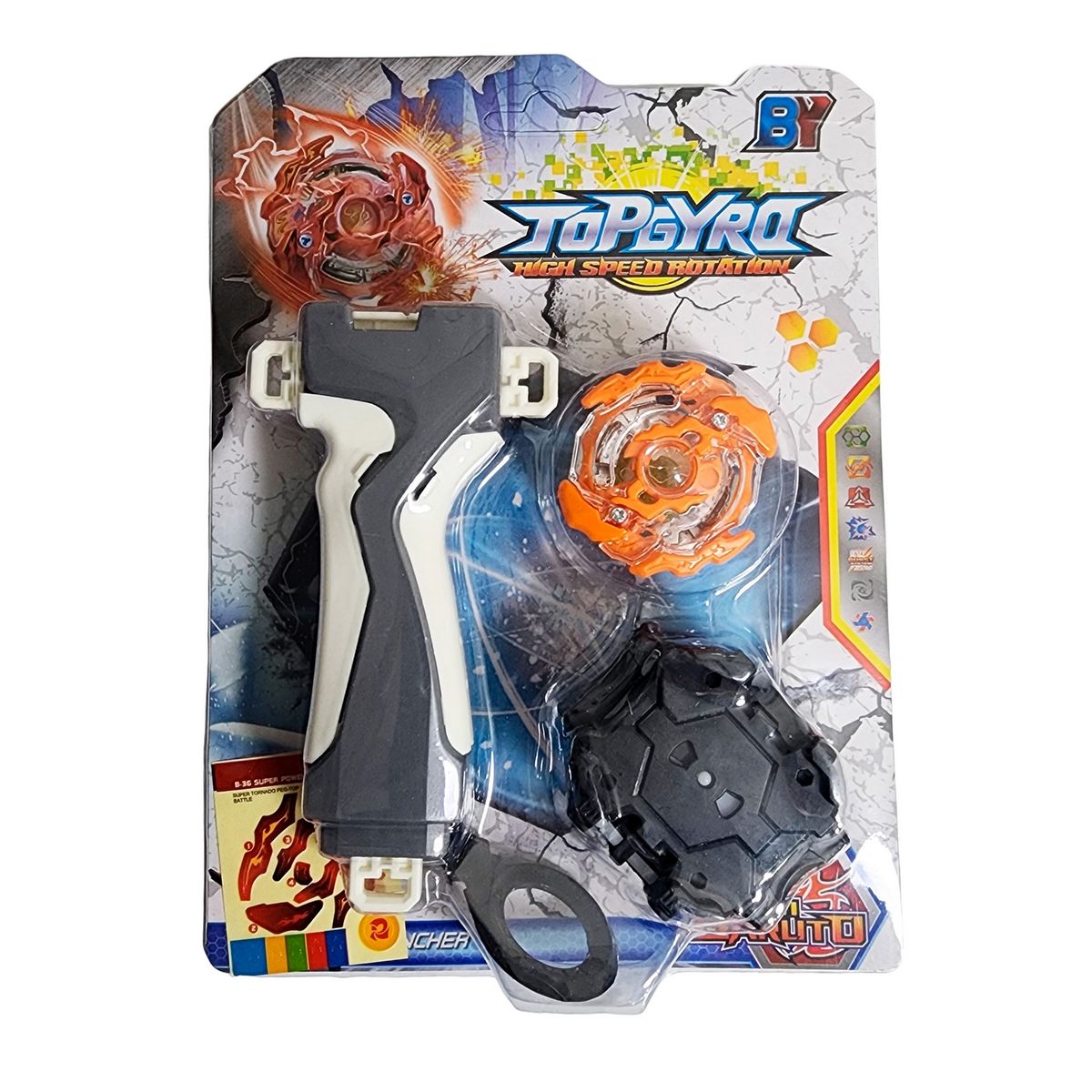 GENERICO - Juguete Interactivo Trompo Beyblade + Lanzador