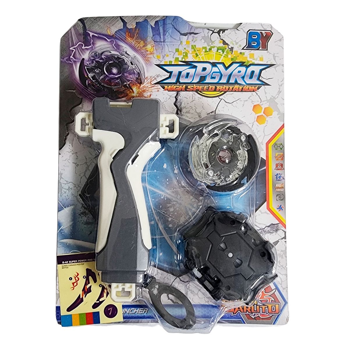 GENERICO - Juguete Interactivo Trompo Beyblade + Lanzador