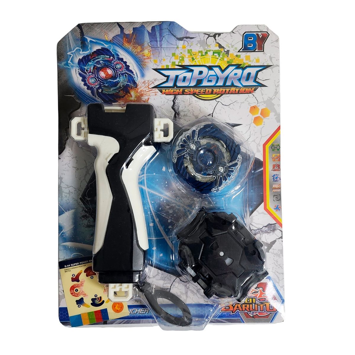 GENERICO - Juguete Interactivo Trompo Beyblade + Lanzador