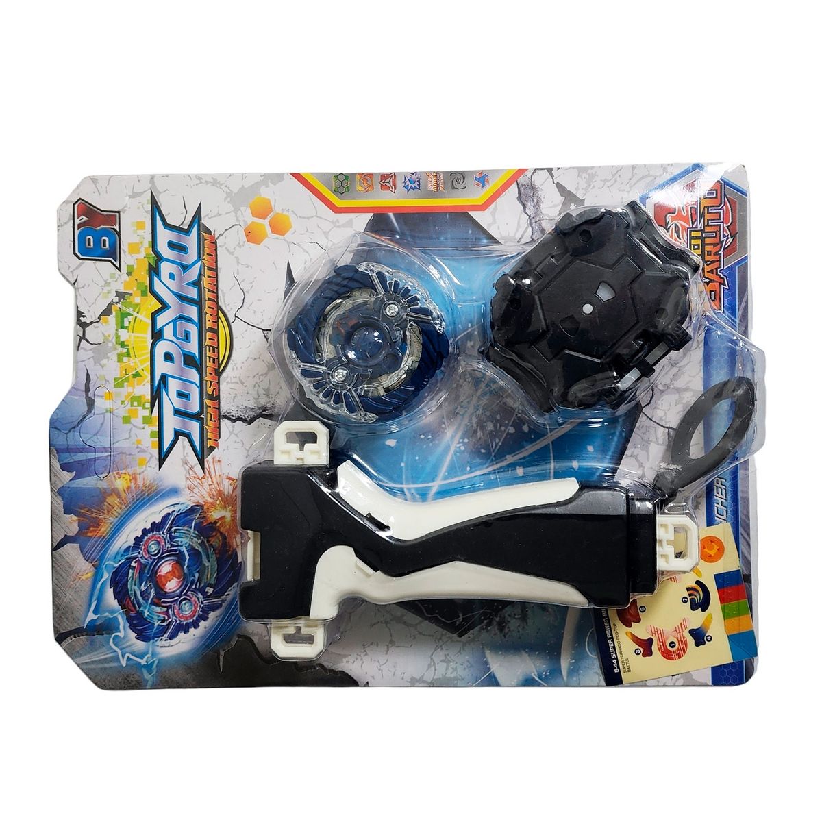 GENERICO - Juguete Interactivo Trompo Beyblade + Lanzador