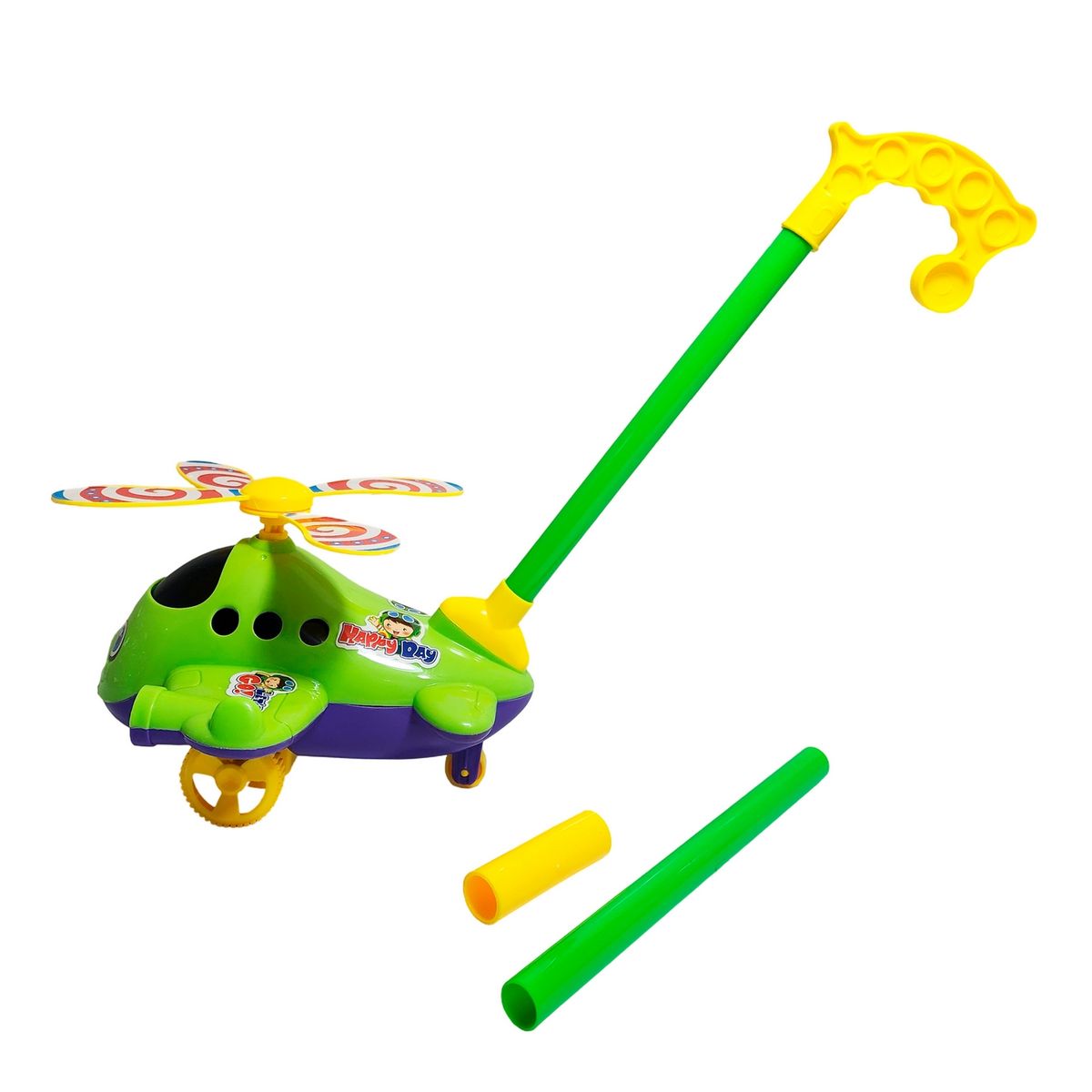 GENERICO - Avion Helicoptero Movimiento Arrastre Niños Juguete