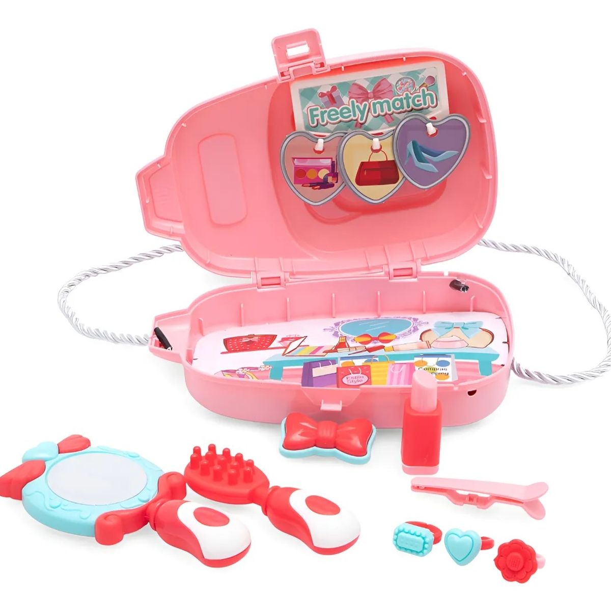 KIDSHOP - Set De Juguete De Belleza Portátil Con Accesorios RX532-18