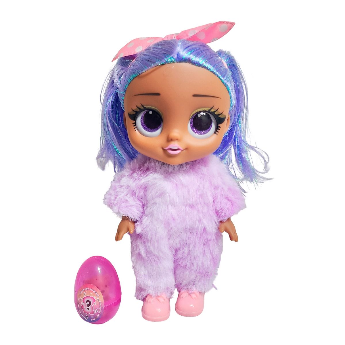 GENERICO - Muñeca Bebe Pijama Peluche Fashion + Mascota Juguete