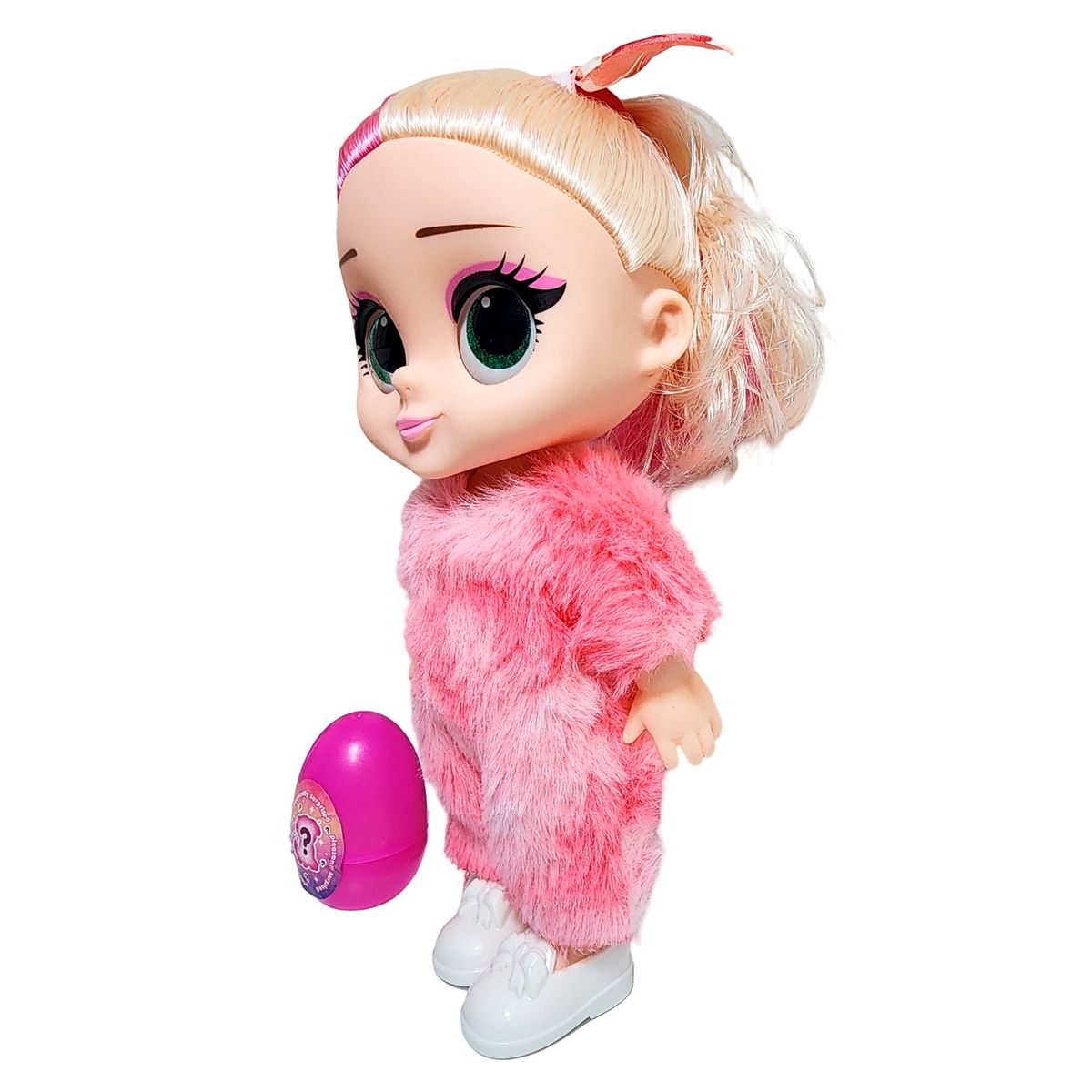 GENERICO - Muñeca Bebe Pijama Peluche Fashion + Mascota Juguete