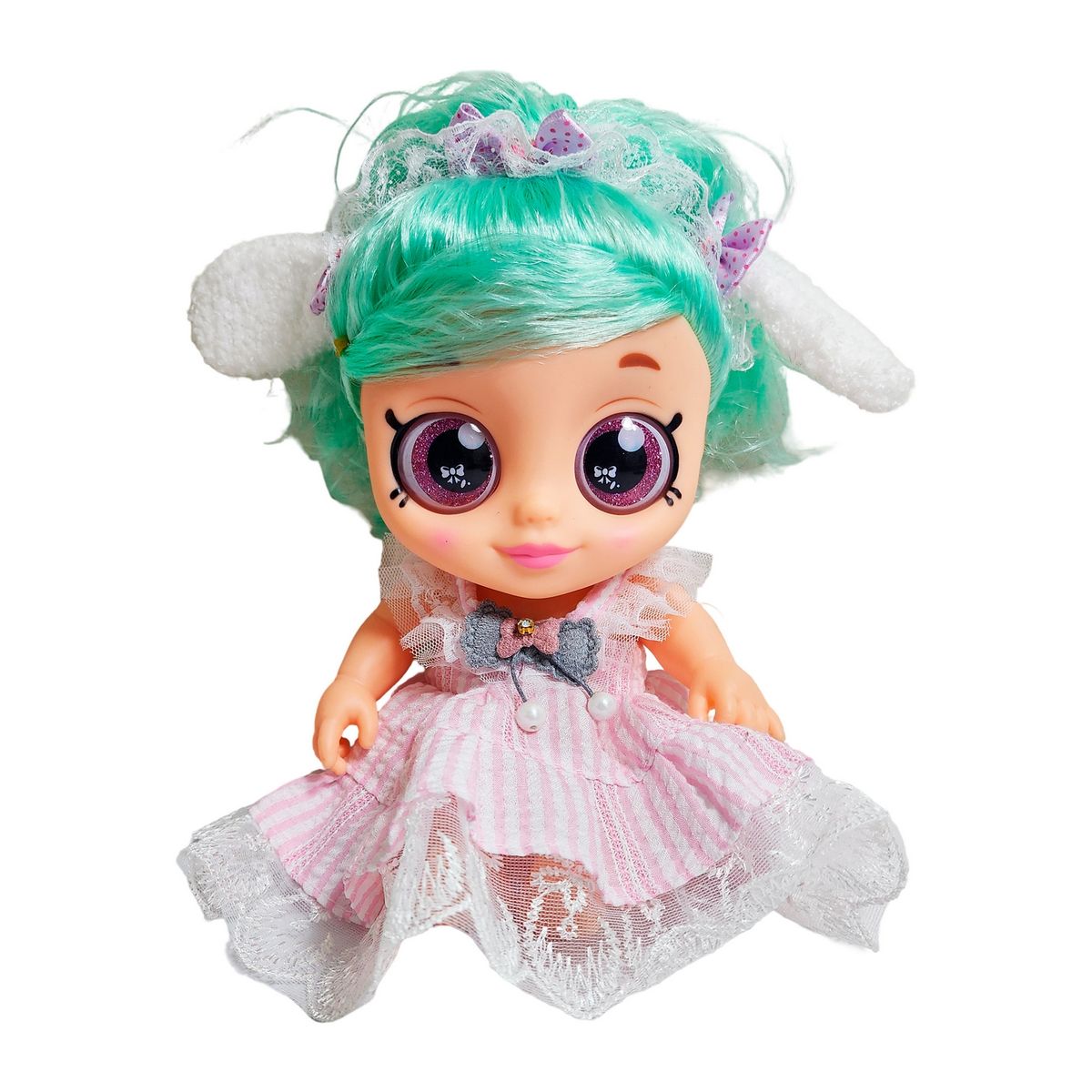 GENERICO - Muñeca Ojos Expresivos Con Vestido Juguete Interactivo Niñas