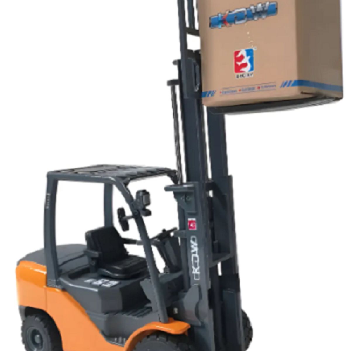 GENERICO - Maquinaria Montacarga Kdw A Escala 150 Modelo Con Caja coleccion