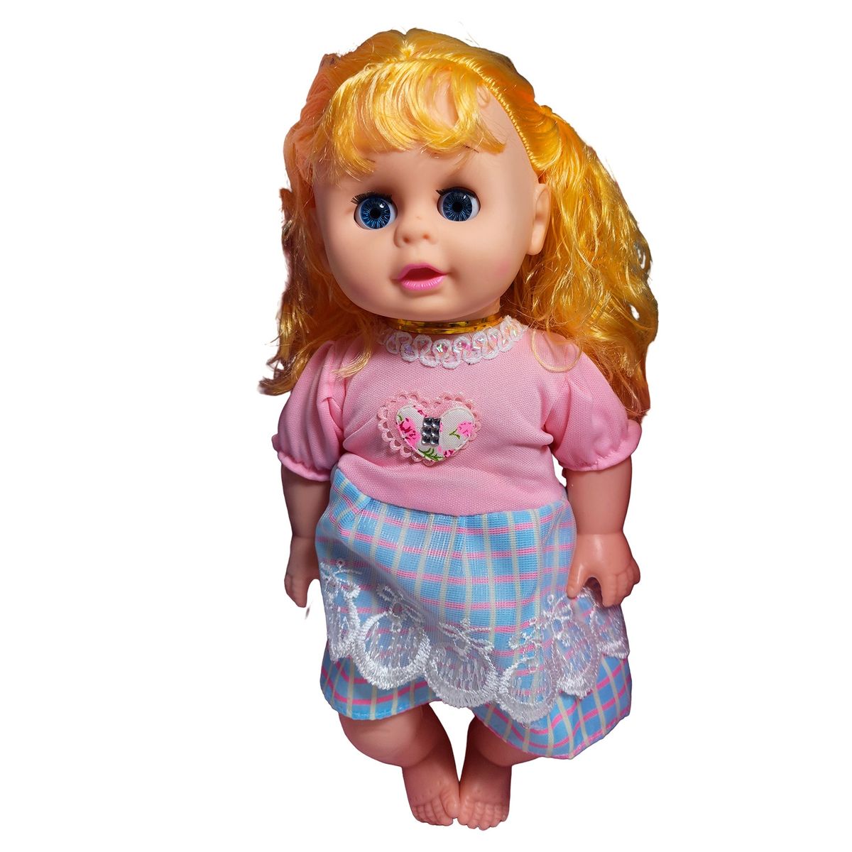 GENERICO - Muñeca Bebe Con Vestido Multicolor Utencilios Y Sonajero