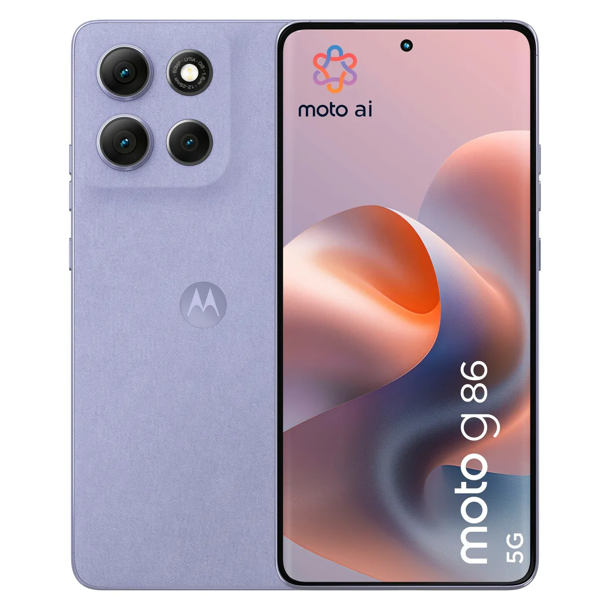 MOTOROLA - Celular Motorola Moto G86 5G 256GB 8GB RAM Ampliable a 16GB Morado