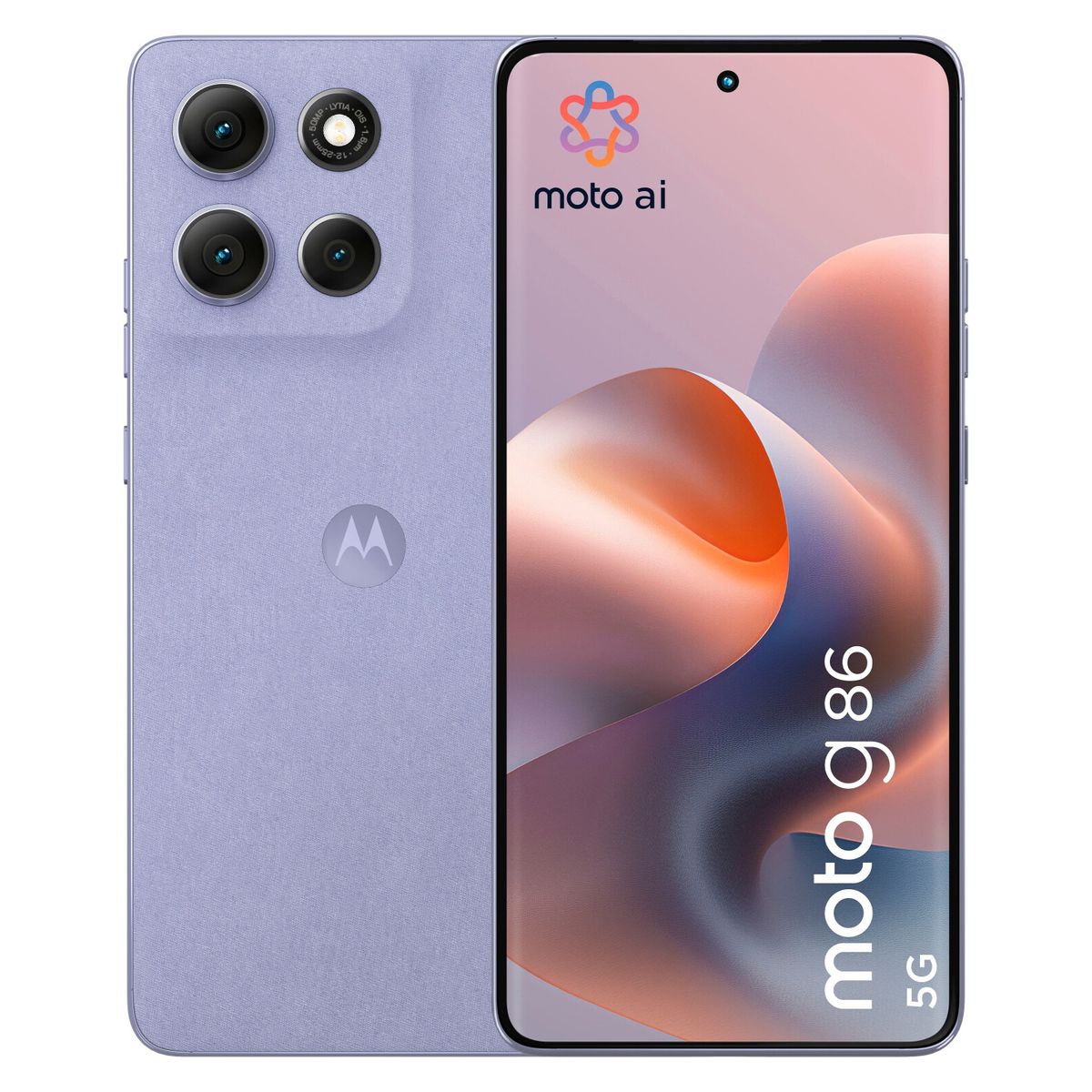 MOTOROLA - Celular Motorola Moto G86 5G 256GB 8GB RAM Ampliable a 16GB Morado