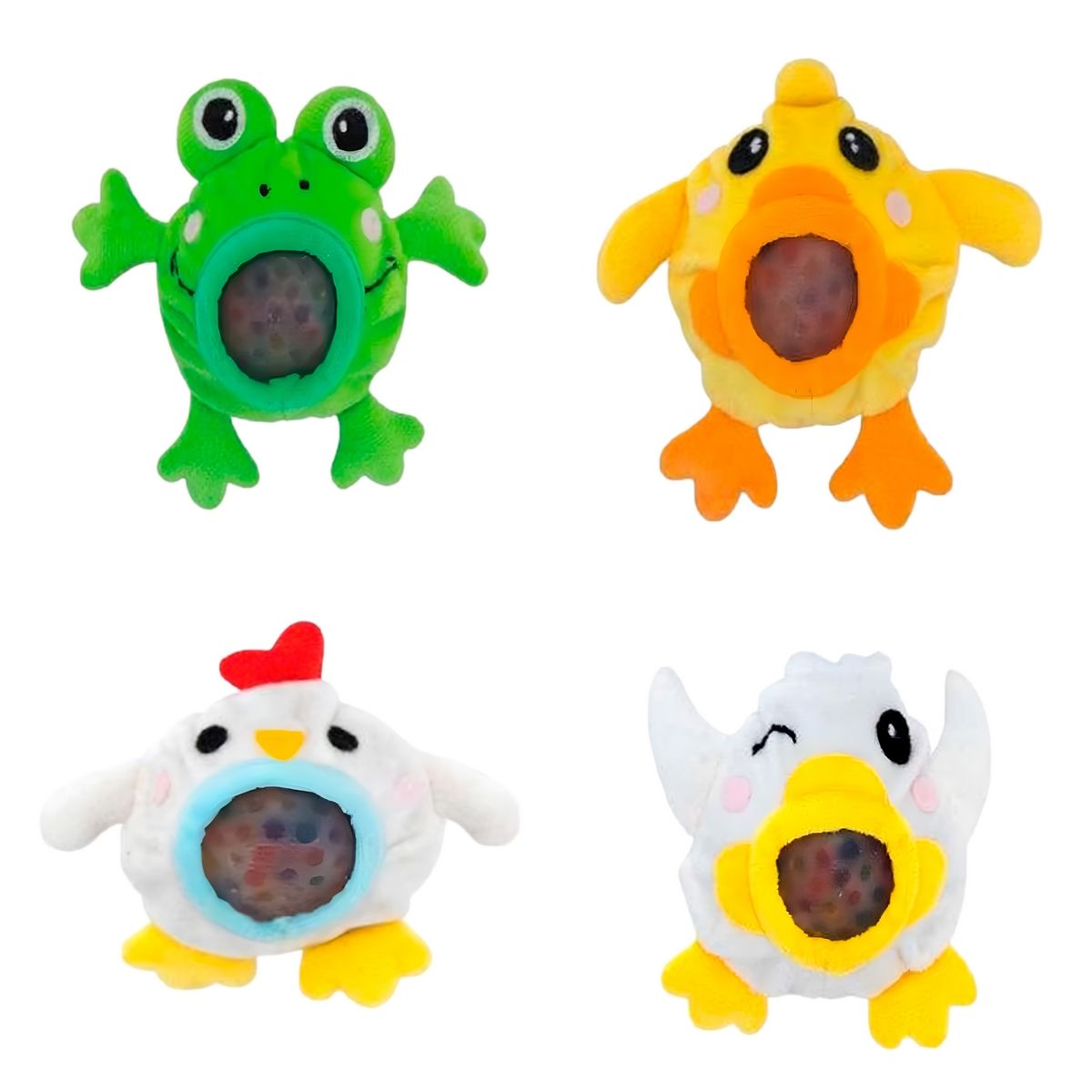 GENERICO - Squishy Juguete Anti Estrés Squishies Animalitos X 4 Unid