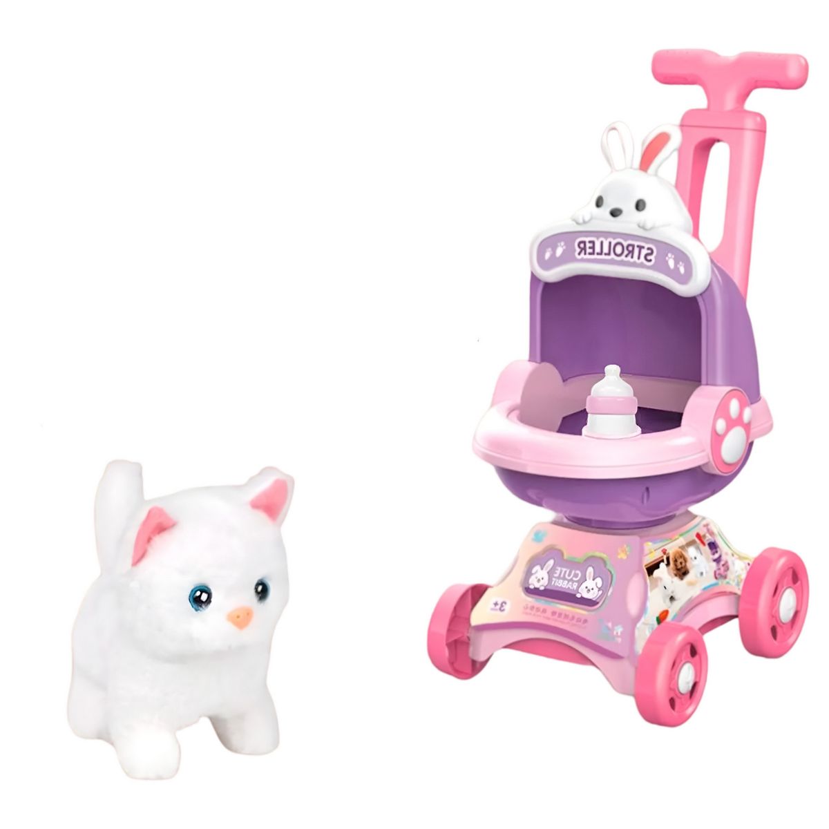 GENERICO - Coche Con Mascota De Juguete Niñas Interactivo