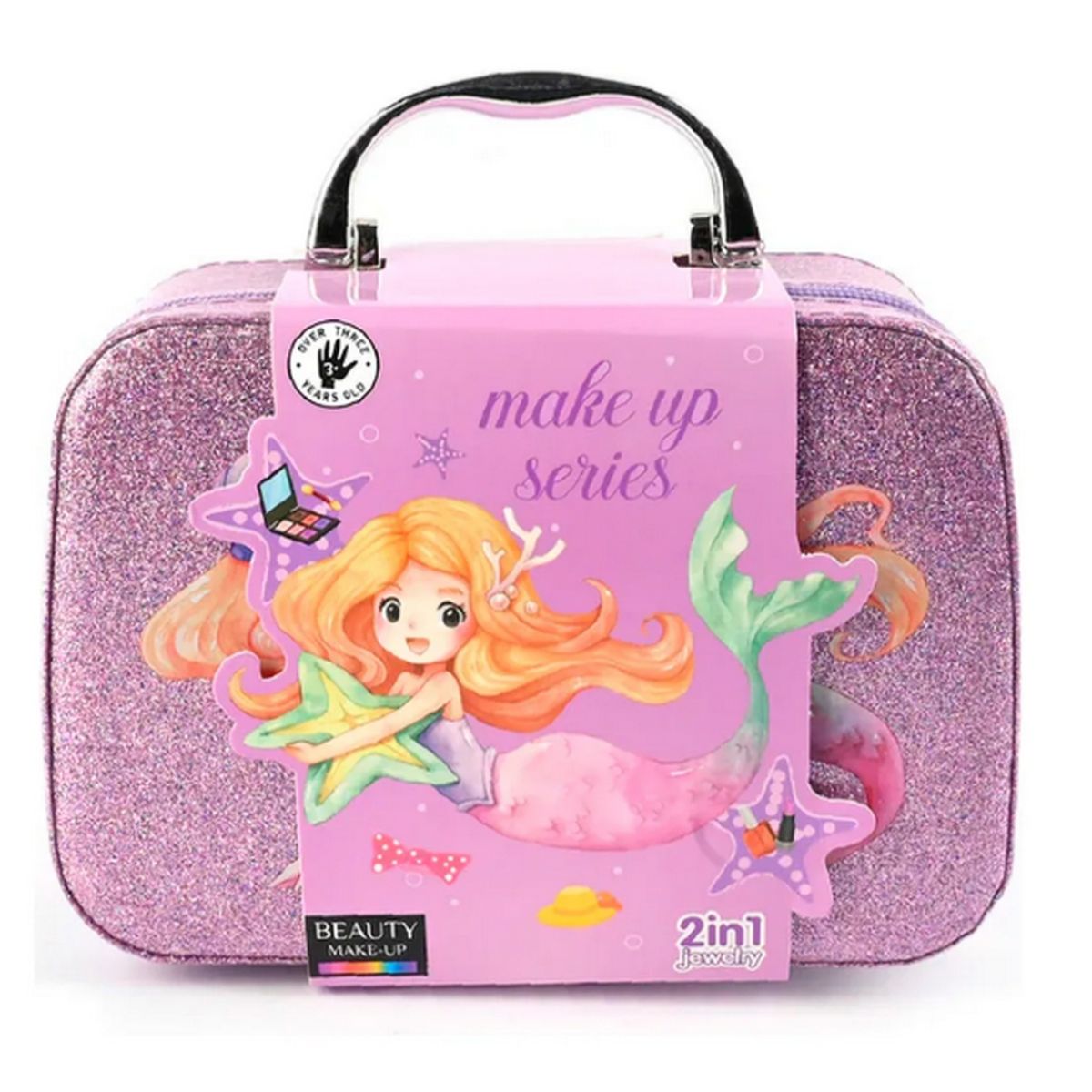 GENERICO - Maleta Kit Sirena De Maquillaje Para Niñas Juguete Esmaltes