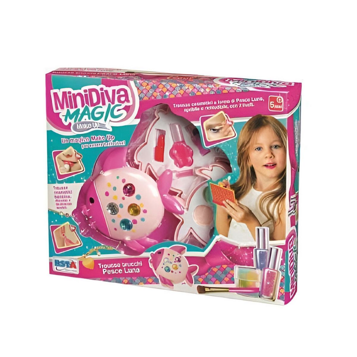 GENERICO - Kit De Maquillaje Niñas Juguete Princesas Figura Pez