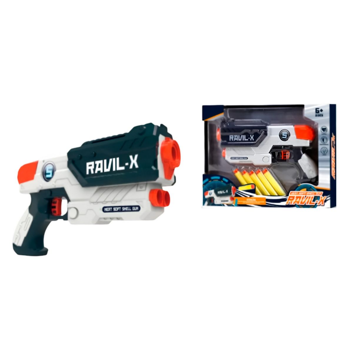 GENERICO - Pistola Dardos Nerf Juguete Interactivo + Gafas