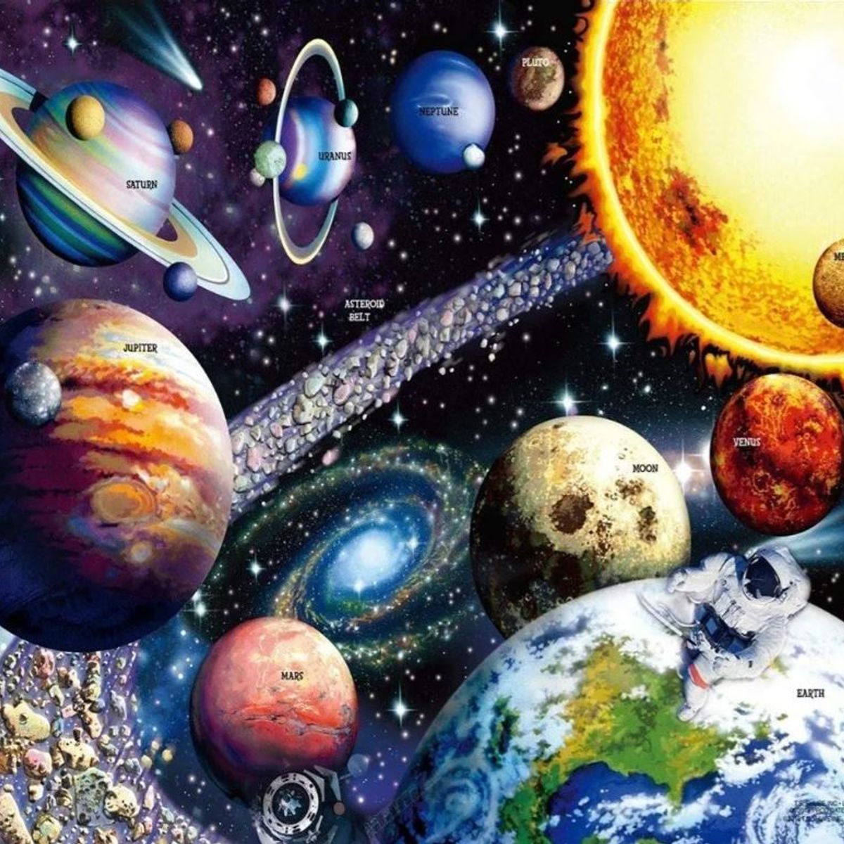 GENERICO - Rompecabezas  Sistema Solar 10-907 1000 Piezas