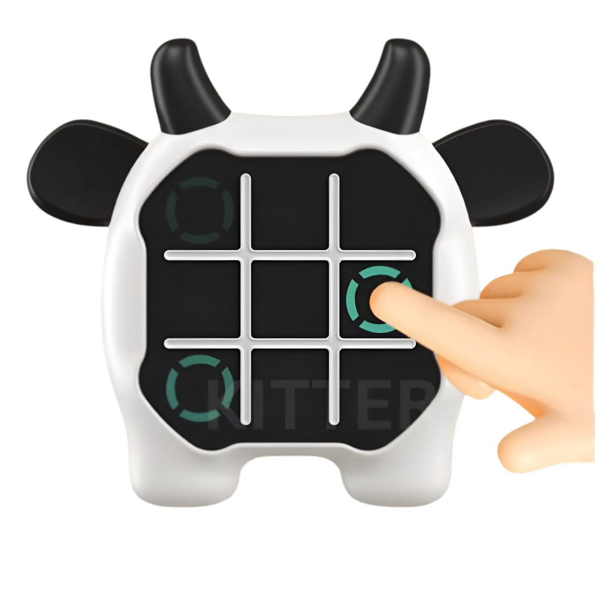 GENERICO - Juego De Mesa Triqui Tic Tact 2 En 1 Vaca Estrategia