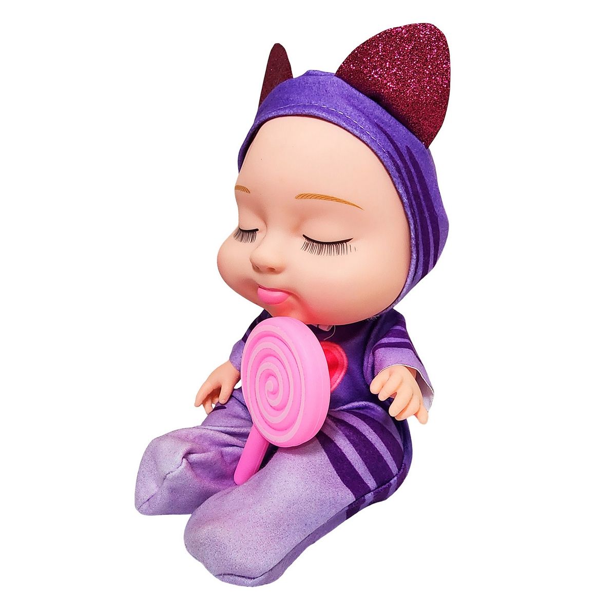 GENERICO - Muñeco Bebe Dormilon Bebote Con Paleta De Juguete Niñas