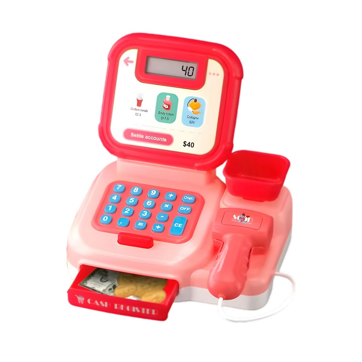 GENERICO - Caja Registradora Simulacion Juguete Interactivo Niñas