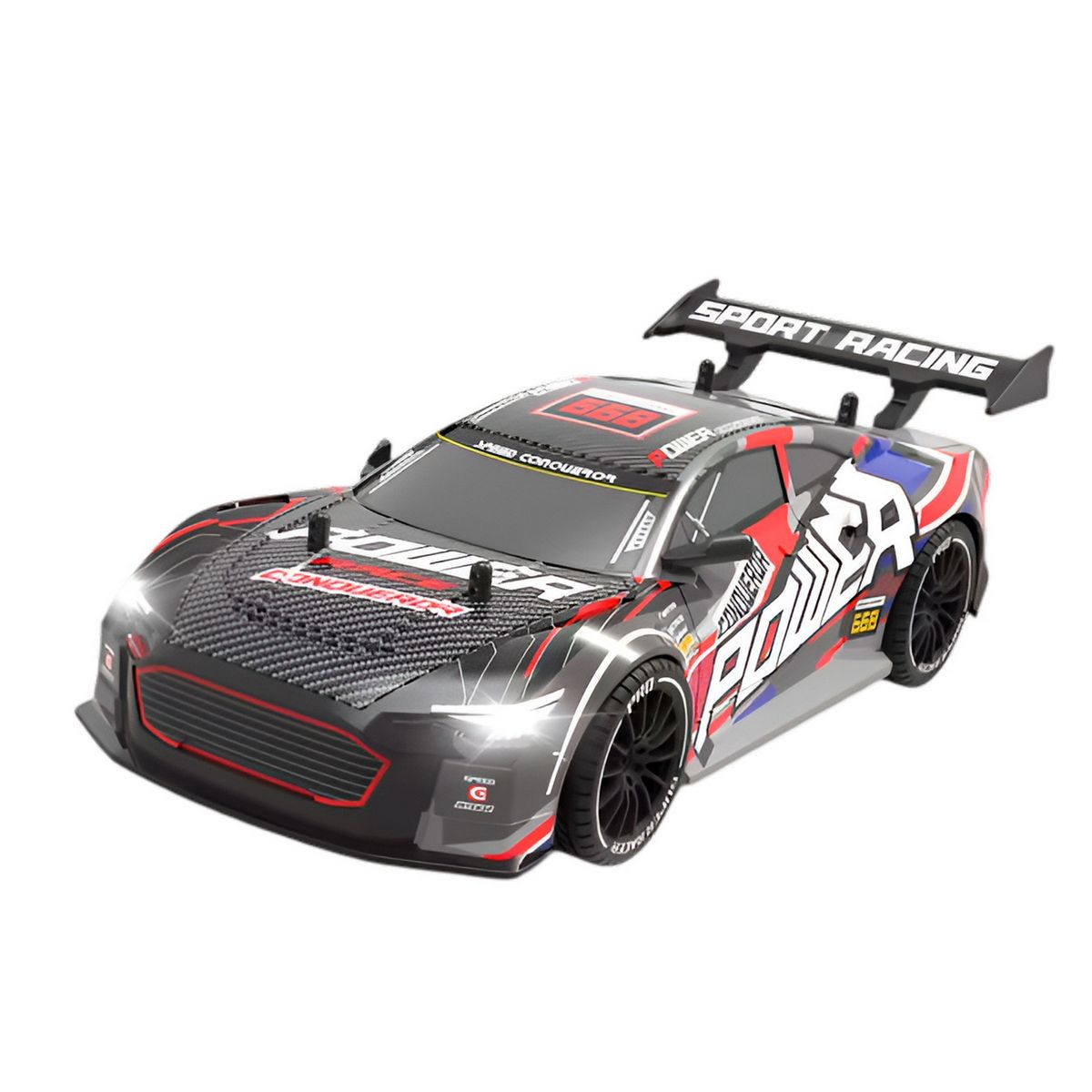 GENERICO - Carro Deportivo Racing Recargable Control Remoto Juguete